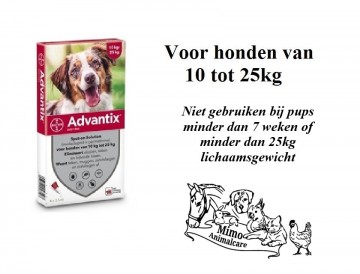 Advantix van 10 tot 25kg