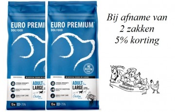 Bij afname 2 zakken large 12kg