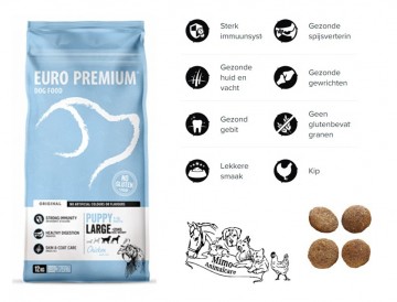 Ep puppy large kip rijst