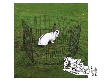 Knaagdierenpark zwart 60x58cm