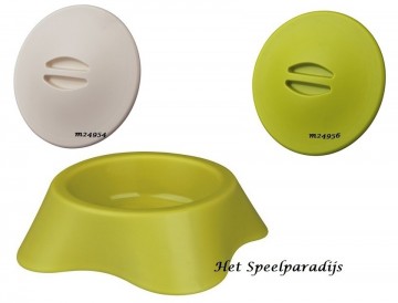 Voerbak met deksel mimo